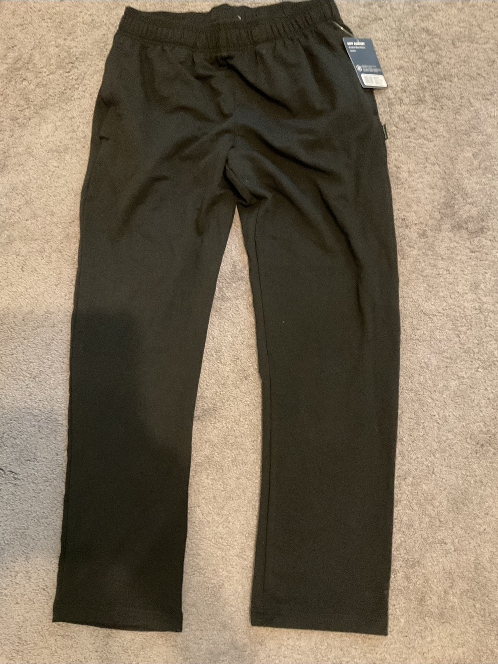 Jockey Men's Black Elastic Waist Joggers